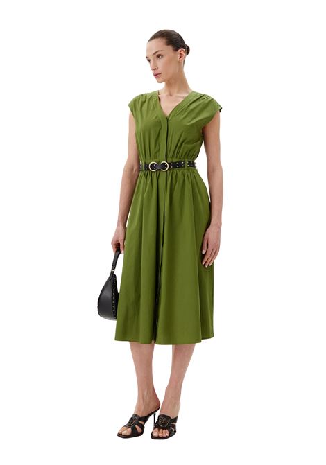 Michael Kors Vestito da giorno  Verde Regular Fit Michael Kors | MS5830KF4C340